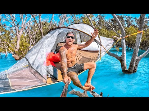 Living On A Tree Tent In Crocodile Country