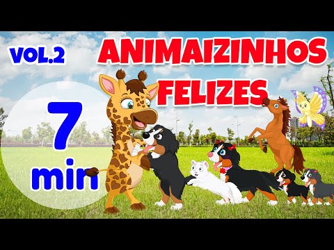 Animaizinhos Felizes Vol.2 - Giramille 7 min | Desenho Animado Musical