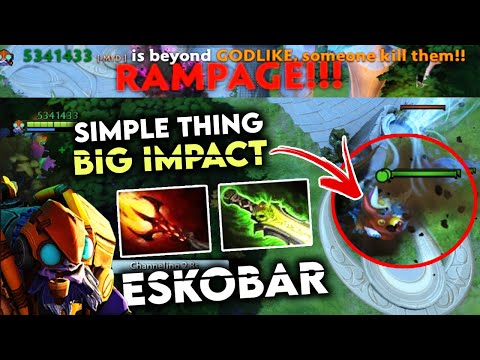 1 Simple Move And He Got Rampage - Eskobar Tinker Simple Thing BIG Impact Dota 2