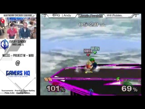 GHQ Weekly [3/13/16] - GHQ | Andy (Fox) vs. Will Pickles (Luigi) - SSBM - Loser's Quarters
