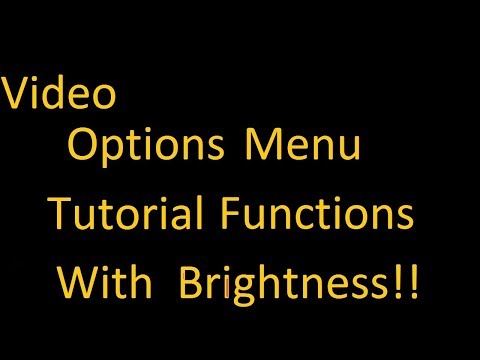 Options Menu  -Part 2-  Adding Functions UE4