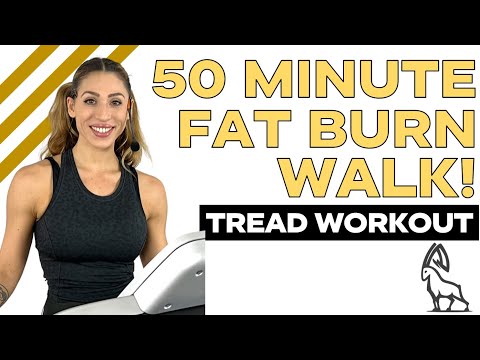 50 MIN FAT BURN WALK | Treadmill Follow Along!