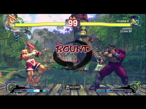 藍弟 lsy9983 [Bison] vs hydeBUFFY [Adon] SSF4 Japanese Online Ranked Matches - TRUE-HD