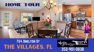 HOME TOUR  | 724 Shelton St 3/2 2 car PLUS Cart Garage $339,000 | The Villages Florida