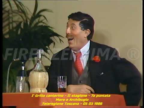 I' Grillo canterino. di Gianfranco d'Onofrio. Sandro Cosci e Giorgio Tani Moro e Archibugio. 1986