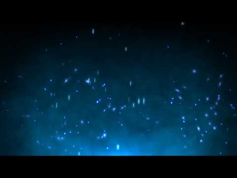 Glowing Blue Fire Embers | Free Animation Loop Background