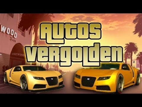GTA 5 Online | Autos vergolden | Gold paint job | Tutorial Deutsch | After patch 1.15