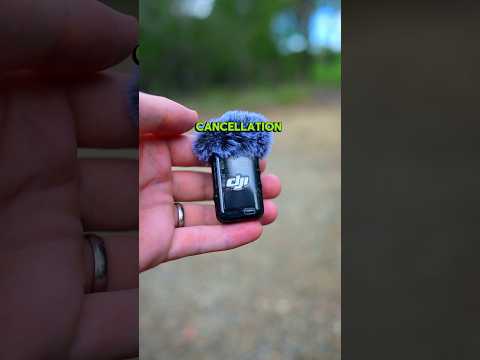 How to use DJI Mic 2 Noise Cancellation Audio Test. #dji #audio #microphone #short #reels #ytshorts