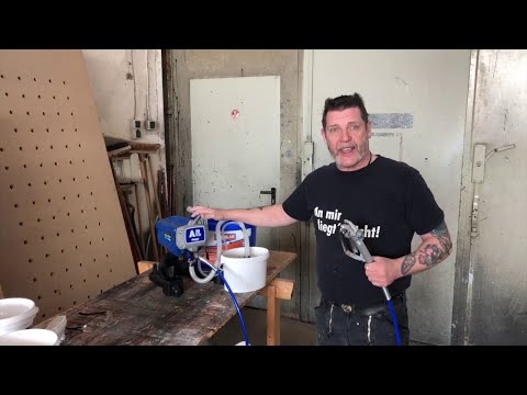 Magnum by Graco A20 Plus – Decke und Wände in 10 Minuten mit Lack beschichten