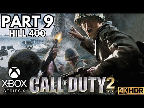 CALL OF DUTY 2 CAMPAIGN WALKTHROUGH PART 9 | HILL 400 | XBOX SERIES X|S | 4K HDR (NO COMMENTARY)