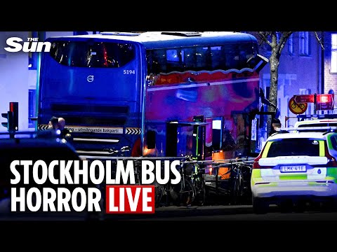 LIVE: Several killed after bus crashes into Stockholm bus stop