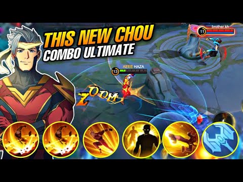 THIS NEW CHOU COMBO Flicker Ultimate (Must Try) CHOU TUTORIAL META GAMEPLAY 2023 | MLBB