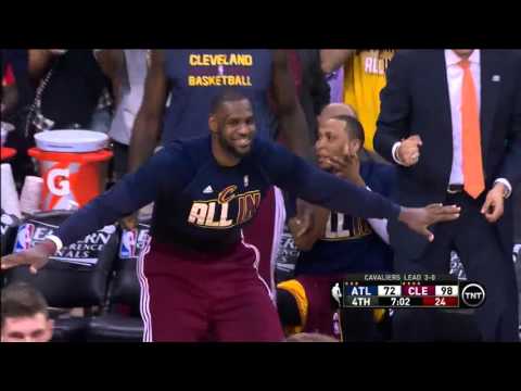 NBA, playoff 2015, Hawks vs. Cavaliers, Round 3, Game 4, Move 52, Matthew Dellavedova, 2 pointer