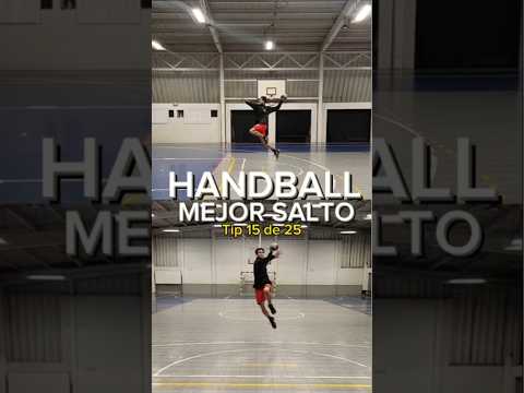 Mejora la técnica de salto en menos de 30 segundos. #handballplayer #handballcoach #balonmano
