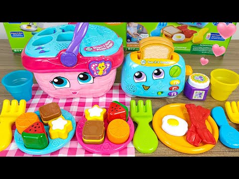 Satisfying with Unboxing Leapfrog Cute Kitchen Set Collection, Toaster, Picnic Basket | ASMR