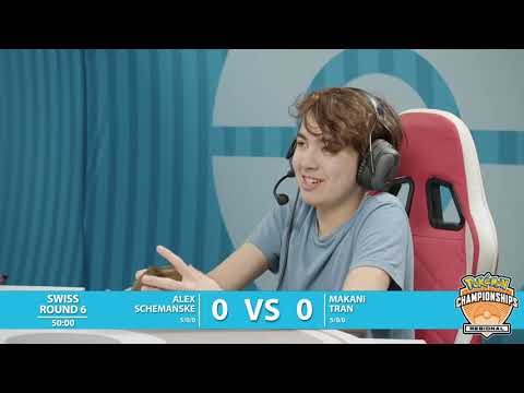 TCG Alex Schemanske Vs Makani Tran 2023 Pokémon Charlotte Regional Championships Swiss R6