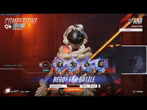 22K Heal! 70% Accuracy! Gale Ana Overwatch 2 Season 6 Gameplay Top 500