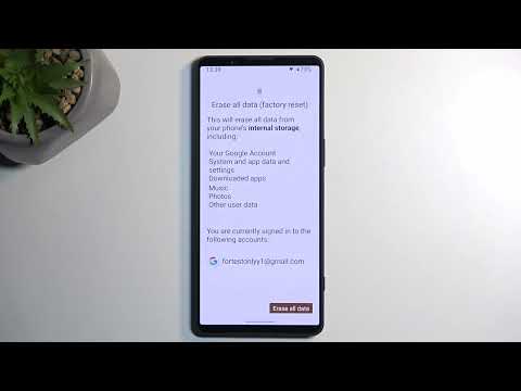 How to Hard Reset Sony Xperia 1 VI via Settings