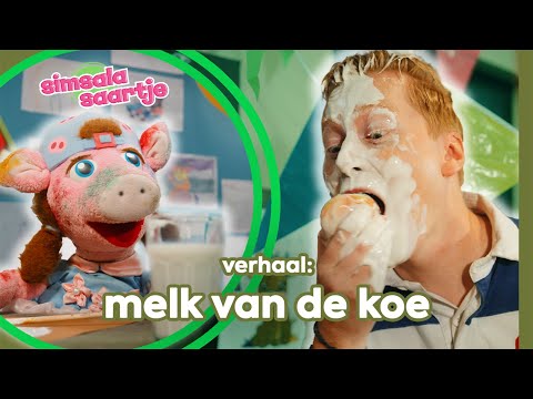 MELK VAN DE KOE 🥛🐮 | SIMSALA SAARTJE 🐽 | Educatieve kleutertelevisie | Zuivelproducten