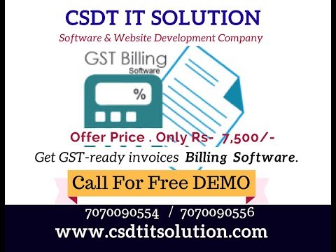 Billing inventory software, free demo available