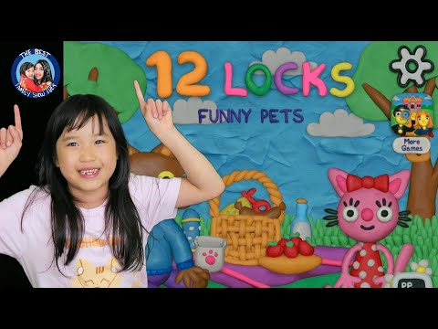 We played 12 locks Pets and solved the whole game. All 12 lock walkthrough with Ella and Mommy - YouTube