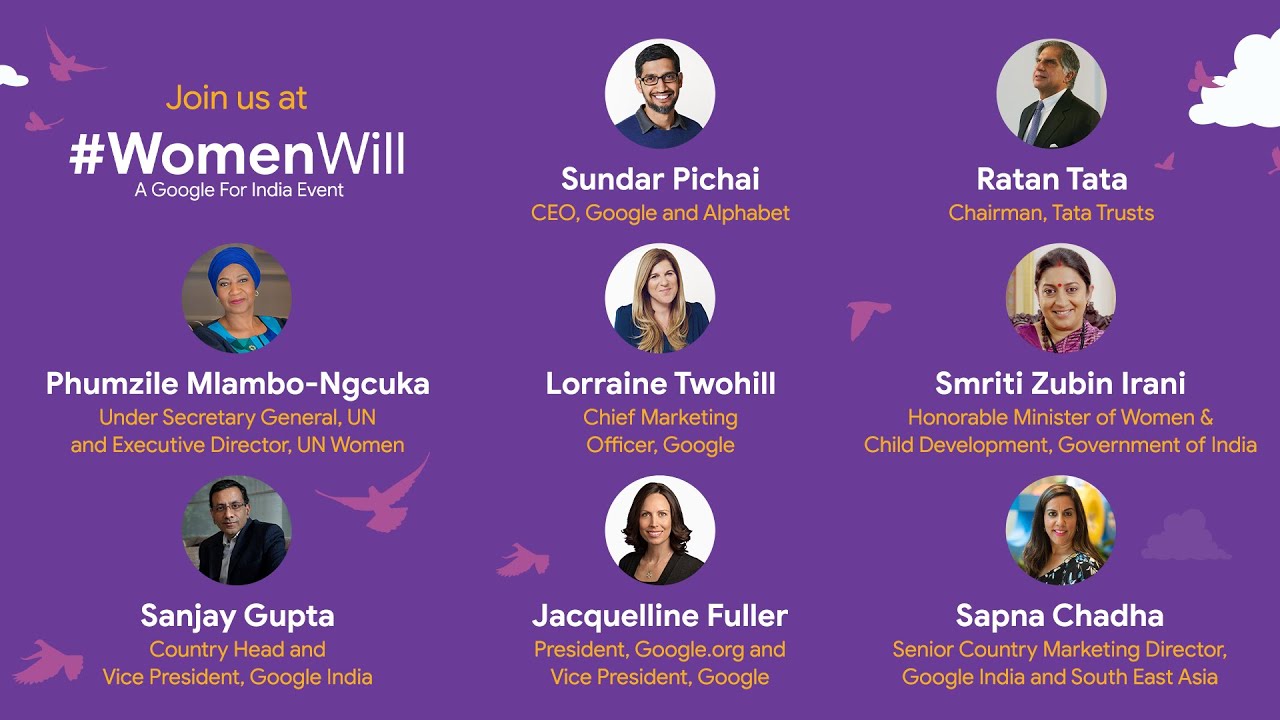 #WomenWill - A #GoogleforIndia Event - YouTube