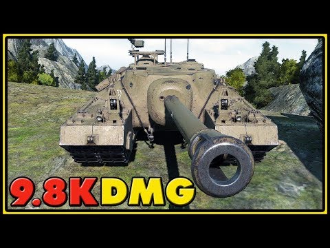 T95 - 9,8K Dmg - World of Tanks Gameplay