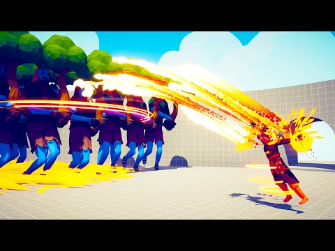 FIRE GOD vs EVERY UNIT - Totally Accurate Battle Simulator (TABS)