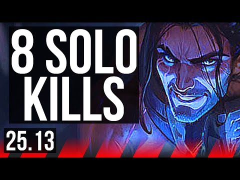 SYLAS vs MORDEKAISER (TOP) | 8 solo kills | EUW Master | 25.13