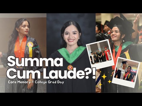SUMMA CUM LAUDE?! : Family and Friend's Reaction + Grad Gifts + Grad Ceremony ✨️🎓