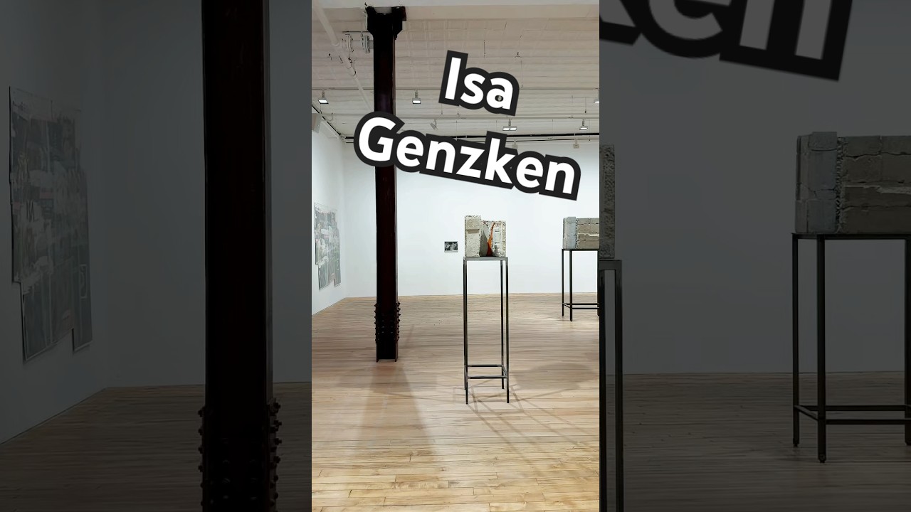 Isa Genzken art exhibition tour at David Zwirner in New York 2026 #art