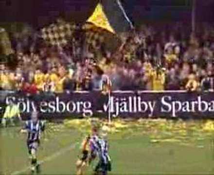 Mjällby AIF  -  Husqvarna. Tifo