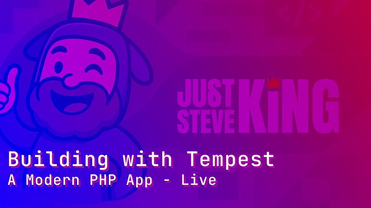Thumbnail for Building with Tempest: A Modern PHP App, Live.