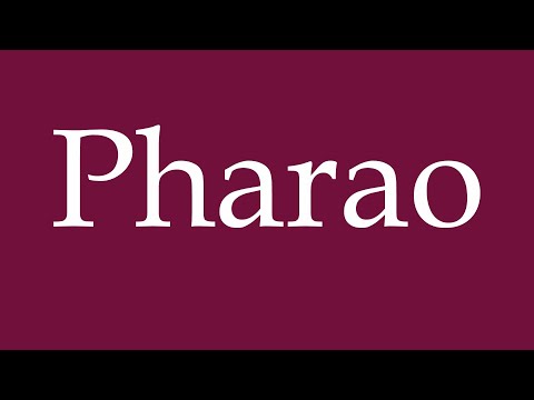How to Pronounce ''Pharao'' (Pharaoh) Correctly in German