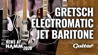 Video thumbnail for Get low with the new Gretsch Electromatic Jet Baritone #NAMM2020 by Guitar