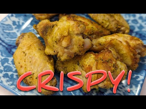 CRISPY LEMON PEPPER NAKED FRIED CHICKEN WINGS AIR FRYER!