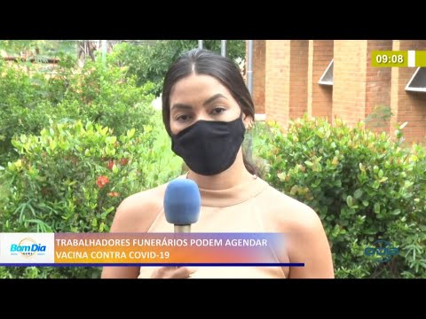 Trabalhadores funerários podem agendar vacina contra Covid-19 25 03 2021