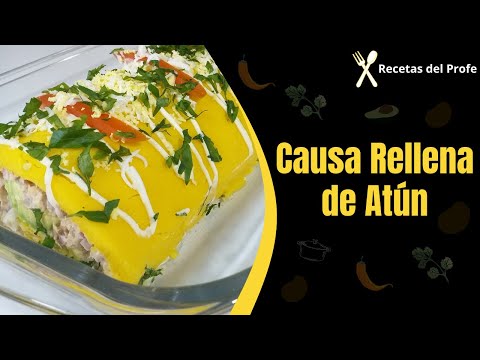 La MEJOR RECETA de Causa Rellena de Atún | Recetas del Profe