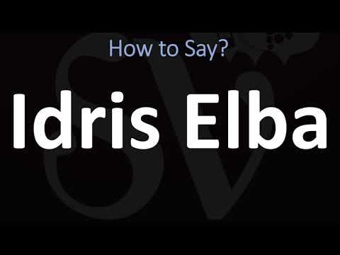 How to Pronounce Idris Elba? (CORRECTLY)