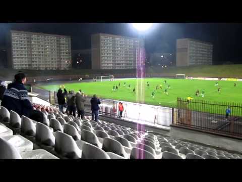 GKS 1962 Jastrzębie - Czarni-Góral Żywiec 07.11.2012 petardy hukowe