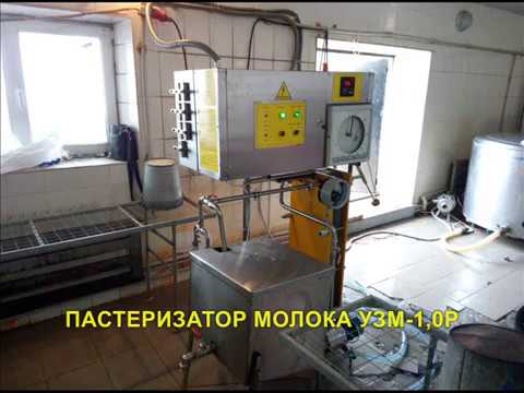 Видео выгрузки и подключения линии выкачки продукта пастеризатора УЗМ-1,0Р