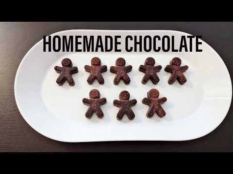 HOME MADE CHOCOLATE RECIPE WITH ONLY 4 INGREDIENTS I HOW TO MAKE CHOCOLATE