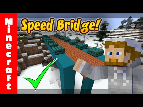 Minecraft | How to SPEED BRIDGE! 1.16.5