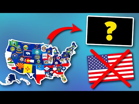 All American States in ONE Flag | Alternative USA Flag