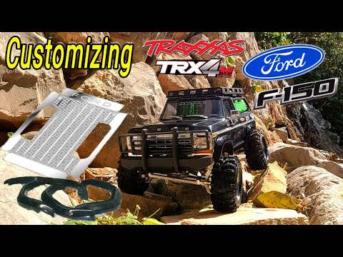Customising Traxxas Trx4M Ford F-150 High Trail #rc #rccrawler #trx4m ￼