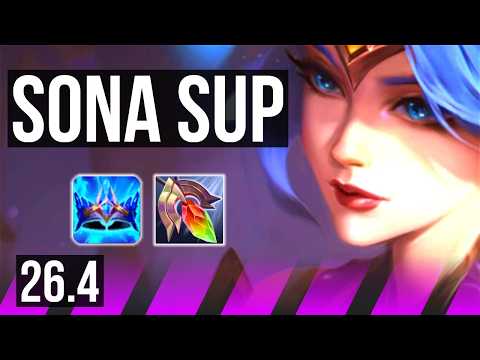 SONA & Yunara vs LEONA & Kai'Sa (SUP) | KR Diamond | 26.4