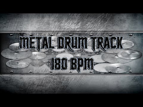 Metal Drum Track 180 BPM | Remix (HQ,HD)