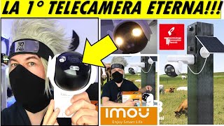 IMOU AOV PT 5MP unboxing recensione telecamera wifi esterno 360° senza fili con pannello solare