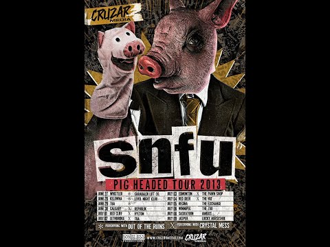 SNFU - CHI PIG - LIVE VIDEO - I FORGET, DRUNK ON A BIKE, BIG THUMBS + MORE - PAWN SHOP 2013 EDMONTON