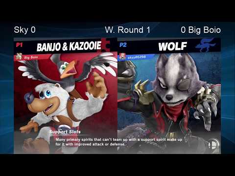 CWA Wifi Weekly 09 - Sky (Wolf, Banjo & Kazooie) vs Big Boio (Banjo & Kazooie) Winners Round 1